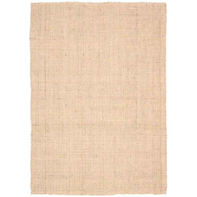 Calvin Klein Mangrove Hand Knotted Jute Sisal Area Rug In Light Orange